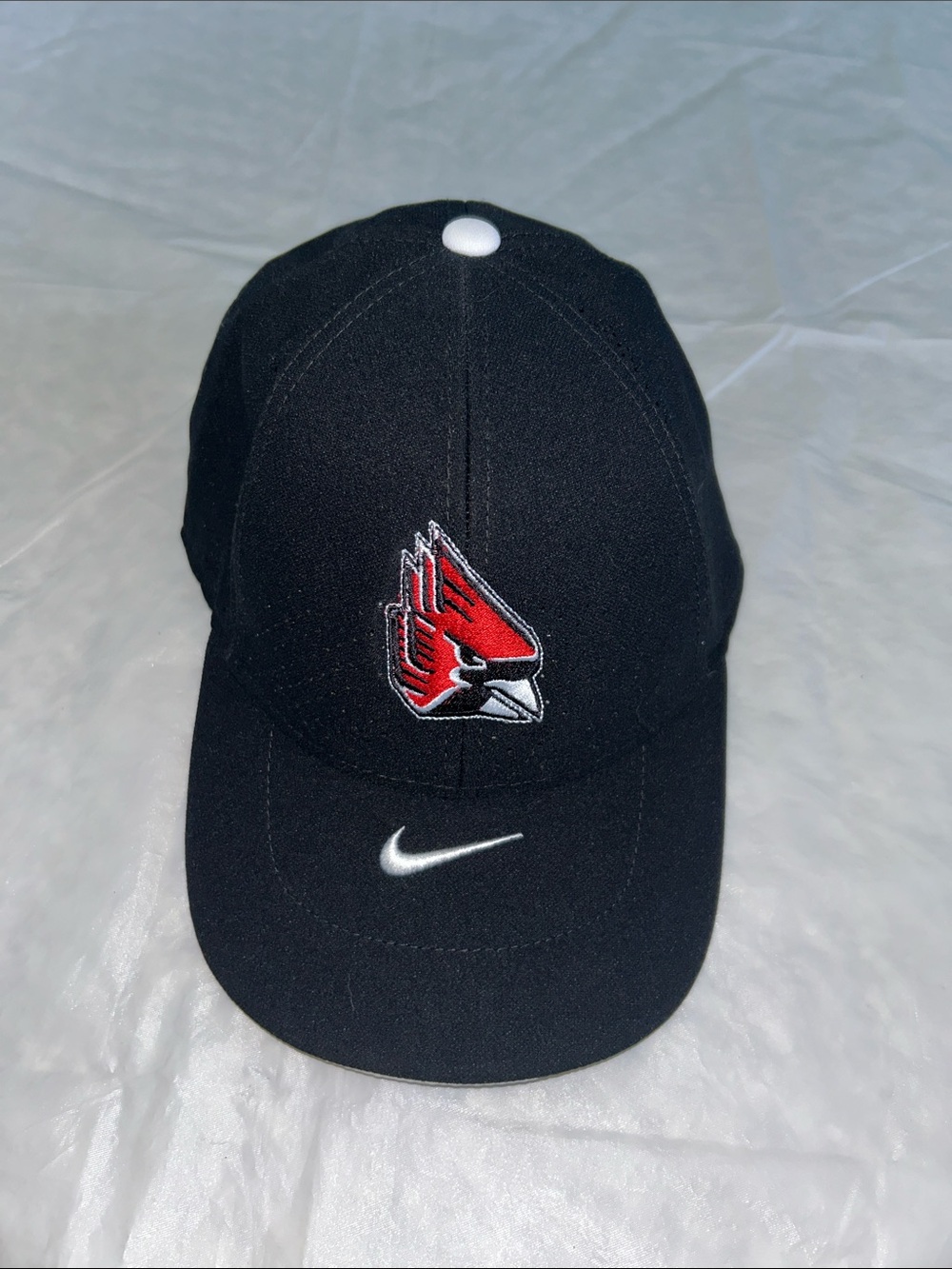 LIKE NEW NIKE Dri-Fit Legacy91 Ball State Cardinals Club Swooshflex Hat